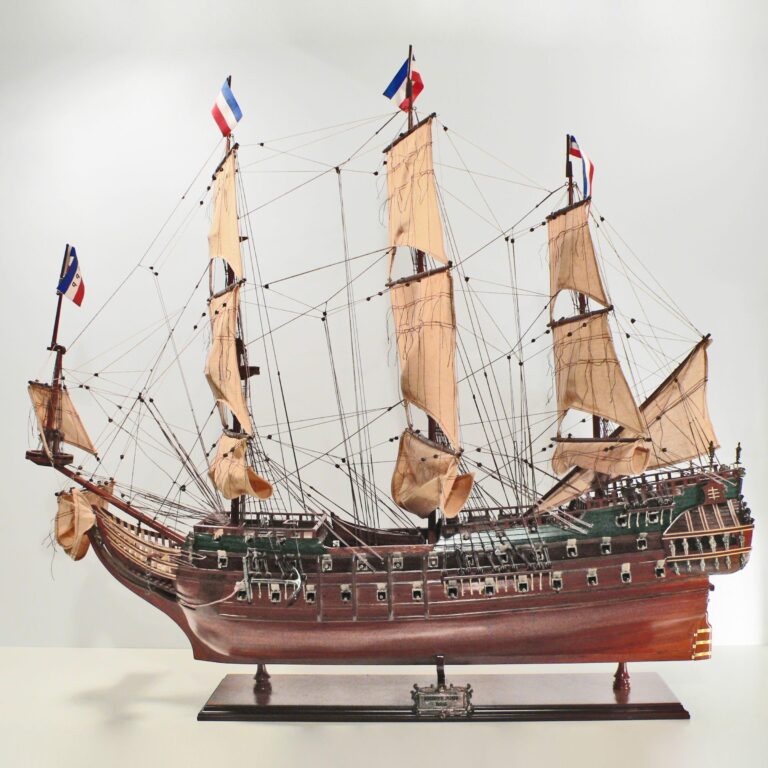 Håndlavet historisk sejlskibsmodel af Friesland